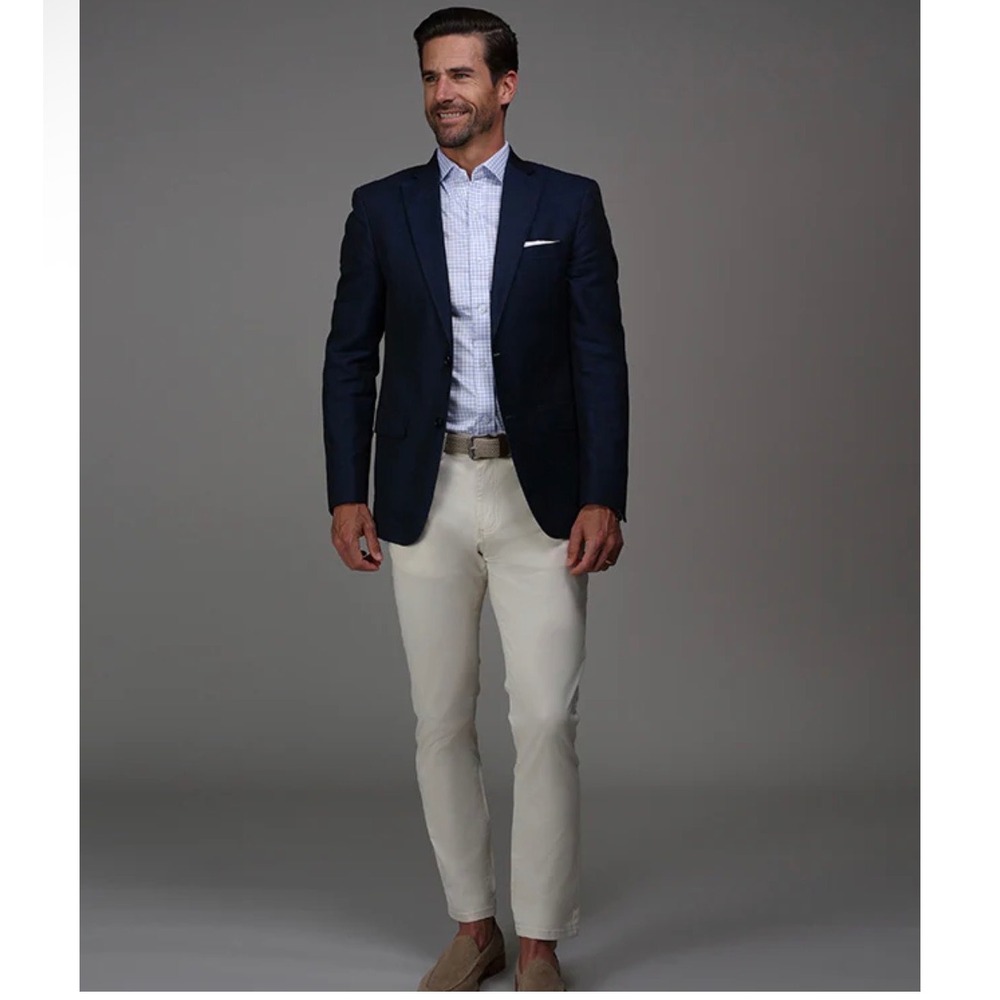 Collars & Co Mens Size 30x30 CEO 5-Pocket Pants Stone Beige Slim Straight NWT - Picture 11 of 11